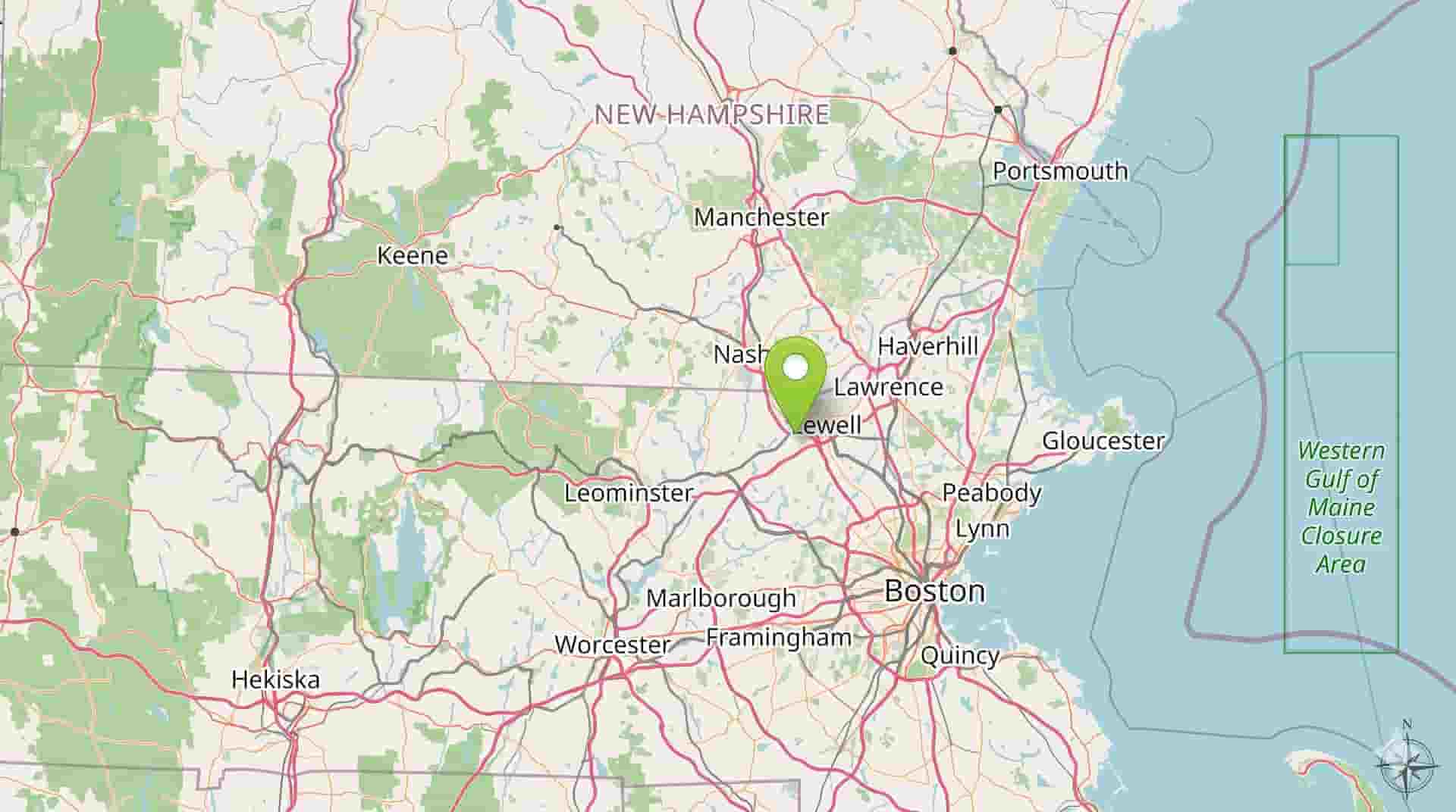Service area map